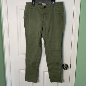 Merona green pants, size 8